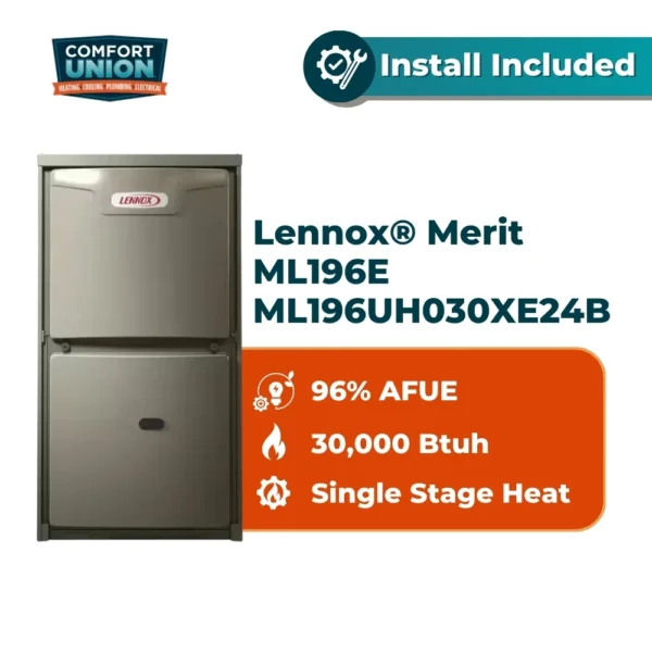 Lennox® Merit ML196E ML196UH030XE24B 30000 Btuh