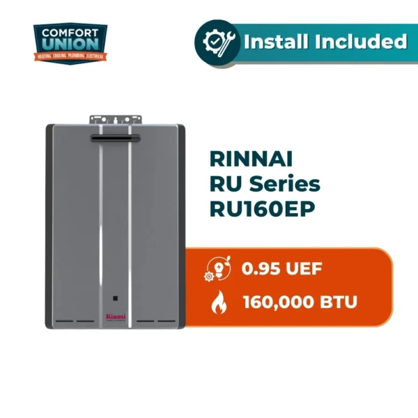 Rinnai RU160EP Residential Condensing Water Heater