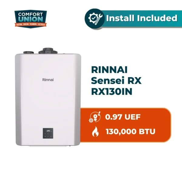 Rinnai Sensei RX RX130IN Residential Condensing Water Heater