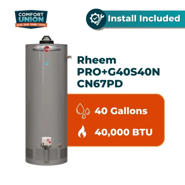 Rheem PRO+G40S40N CN67PD