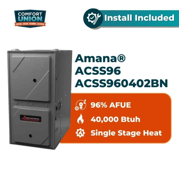 Amana® ACSS96 ACSS960402BN 40000 btuh