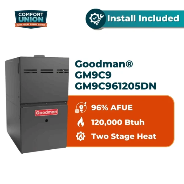 Goodman® GM9C9 GM9C961205DN 120000 btuh