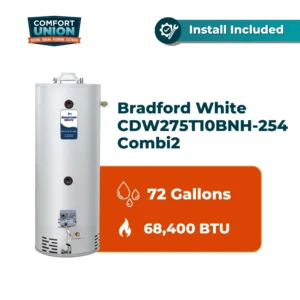 Bradford White CDW275T10BNH-254 Combi2 68.4k btu/hr Natural Gas Residential Water Heater