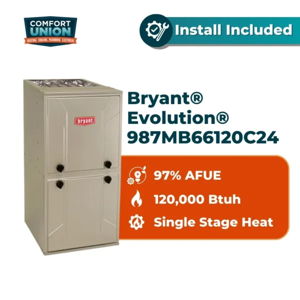 Bryant® Evolution® 987MB66120C24 120000 btuh