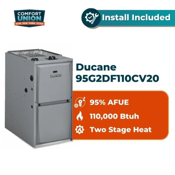 Ducane 95G2DF110CV20 110000 btuh