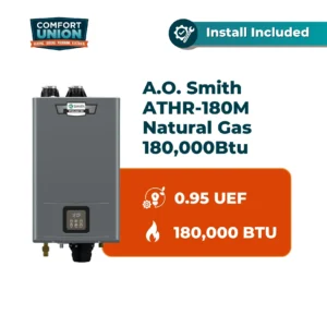 A.O. Smith ATHR-180M Natural Gas 180,000Btu Condensing Tankless Water Heater