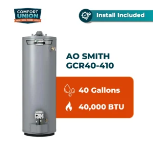 A.O. Smith GCR40-410 Natural Gas 40,000Btu Tall Water Heater