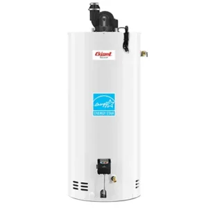 Gaint WATER HEATER 50G PROPANE E. F. 67 POWER VENT 38000 BTU