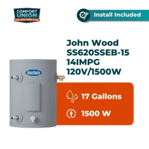 John Wood SS620SSEB-15 14IMPG Electric 120V/1500W Water Heater