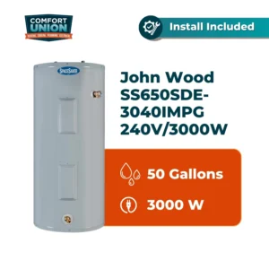 John Wood SS650SDE-3040IMPG Electric 240V/3000W Water Heater