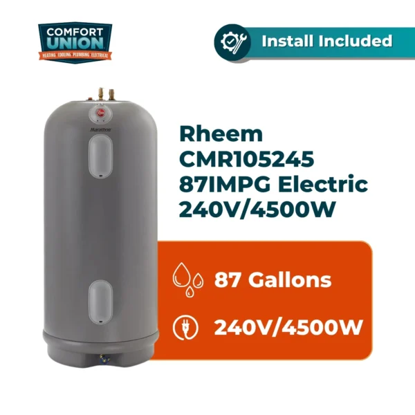 Rheem CMR105245 87IMPG Electric 240V/4500W Water Heater