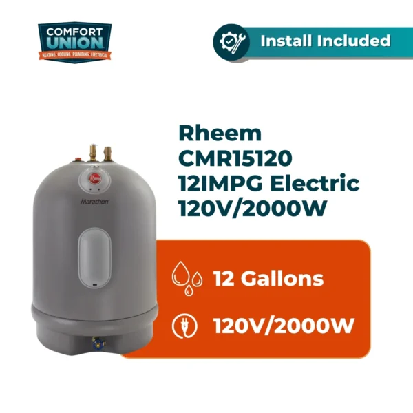 Rheem CMR15120 12IMPG Electric 120V/2000W Point-of-Use Water Heater